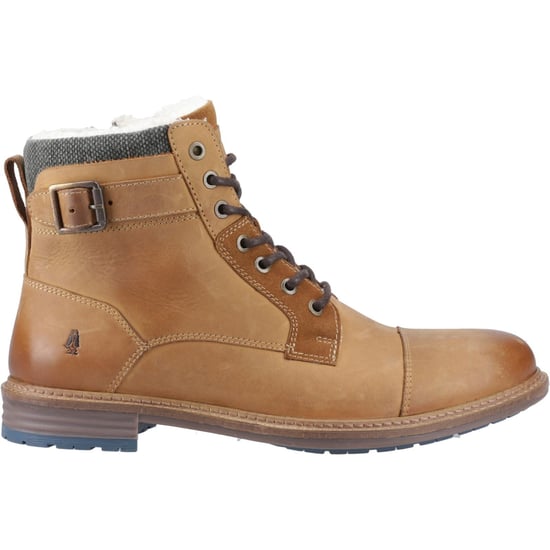 Hush Puppies Jordan Leder Herren Tan Stiefel - Image 5