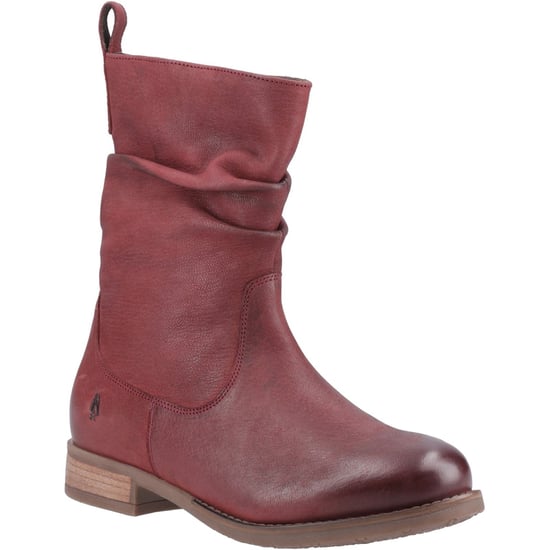 Hush Puppies Emilia Leder Damenburgunder Winter Stiefel bis zur Mitte der Waden - Image 1