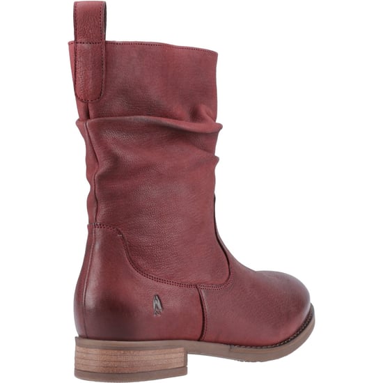 Hush Puppies Emilia Leder Damenburgunder Winter Stiefel bis zur Mitte der Waden - Image 2