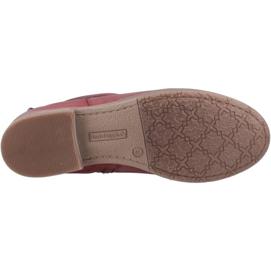 Hush Puppies Emilia Leder Damenburgunder Winter Stiefel bis zur Mitte der Waden - Image 3
