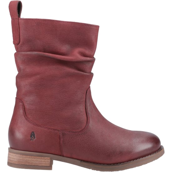 Hush Puppies Emilia Leder Damenburgunder Winter Stiefel bis zur Mitte der Waden - Image 5