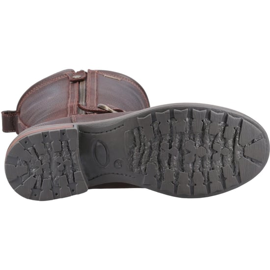 Cotswold Bourton Leder Damen Braune Stiefel - Image 3