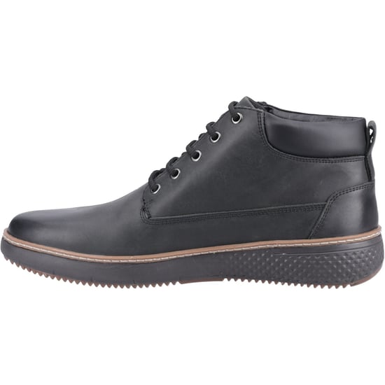 Hush Puppies Kian Leder Herren Schwarze Stiefeletten - Image 4