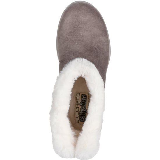Skechers On-the-GO Joy Cozy Dream Damen Winter Stiefeletten aus dunklem Taupe aus Polyester - Image 3