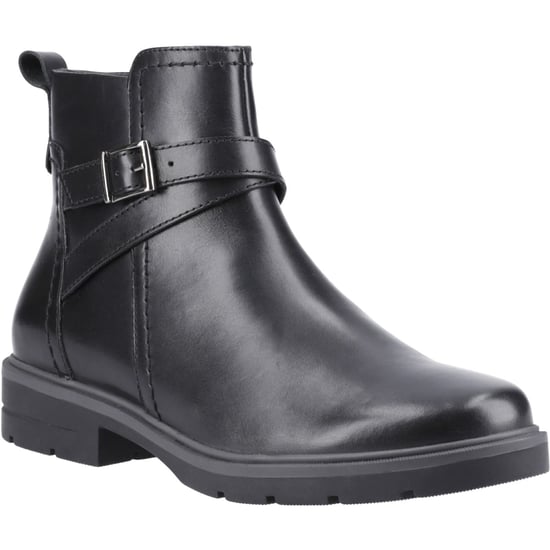 Hush Puppies Tove Leder Damen schwarzeStiefel - Image 1