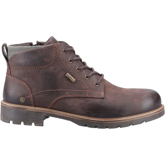 Cotswold Moreton Herren Leder Stiefeletten in Braun - Image 5