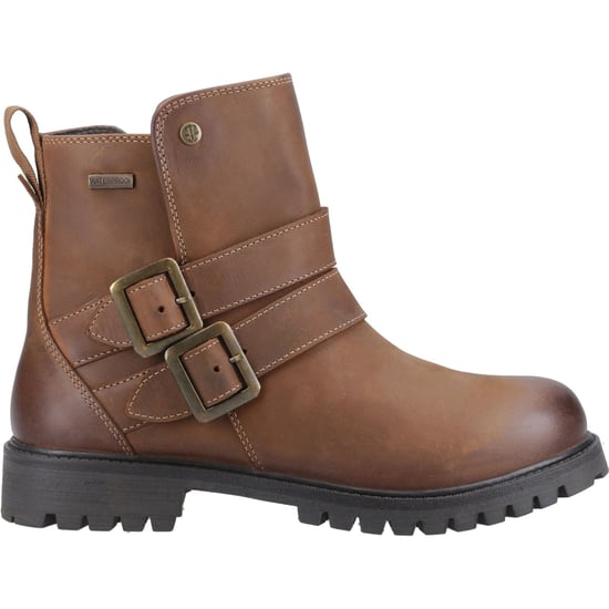 Hunter Ness Leder Stiefel für Damen in Dunkelbraun - Image 2