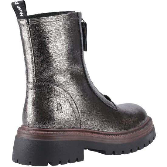 Hush Puppies Roxanna Damen Stiefel aus Leder in Zinnfarben - Image 2