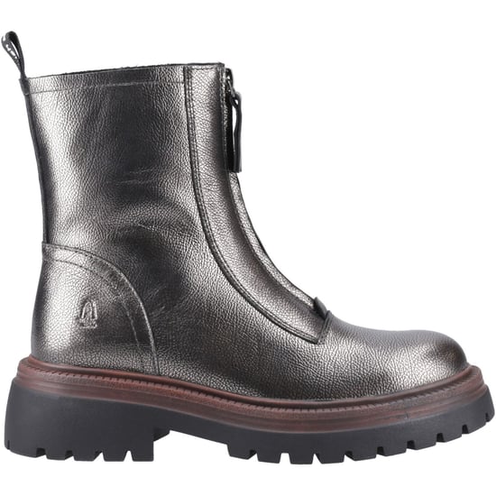 Hush Puppies Roxanna Damen Stiefel aus Leder in Zinnfarben - Image 5