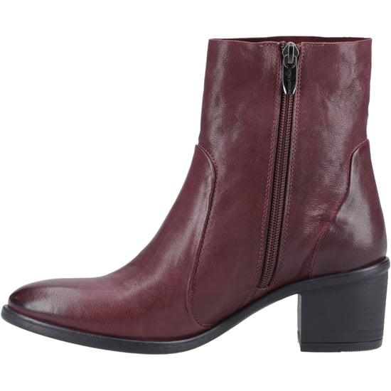 Hush Puppies Winona Damen Stiefel aus Leder in Pflaumenfarbe - Image 4