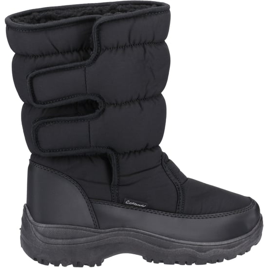 Cotswold Welland Textil Damen schwarze Winter Stiefeletten in Mid-Cut - Image 5