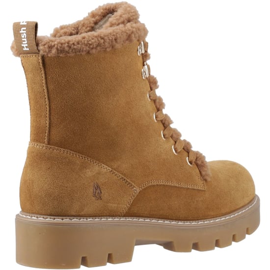 Hush Puppies Aurelia Wildleder Damen Tan Winter Stiefeletten - Image 2