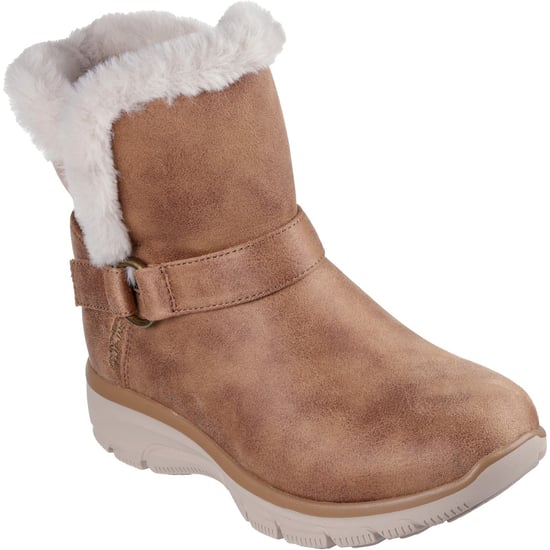 Skechers Easy Going Dreamers Move Textil Damen Kastanienbraune Winter Stiefeletten - Image 1
