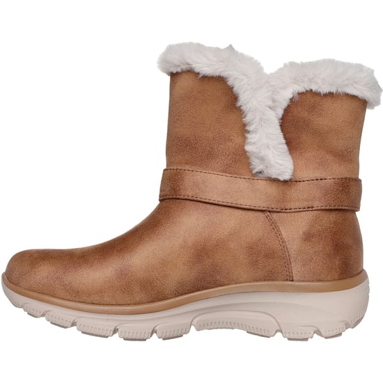 Skechers Easy Going Dreamers Move Textil Damen Kastanienbraune Winter Stiefeletten - Image 4