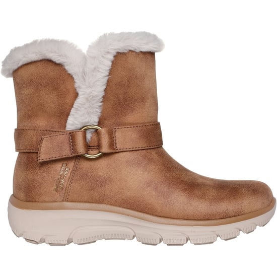 Skechers Easy Going Dreamers Move Textil Damen Kastanienbraune Winter Stiefeletten - Image 5