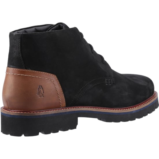 Hush Puppies Moore Nubuck Herren Schwarze Ankle Boots - Image 2