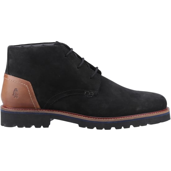 Hush Puppies Moore Nubuck Herren Schwarze Ankle Boots - Image 5
