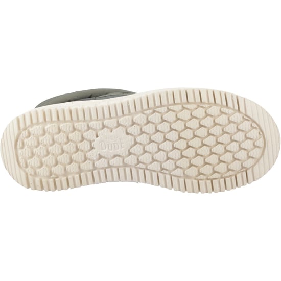 HEYDUDE Camden Cuff Nylon Quilt Nylon Damen Winter-Stiefeletten in Dunkeloliv - Image 3