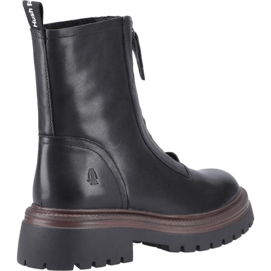 Hush Puppies Roxanna Damen Lederstiefel aus schwarzem Leder - Image 2