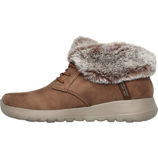 Skechers On-the-GO Joy Cozy Charm Polyester Damen Chestnut Winter Stiefeletten - Image 3