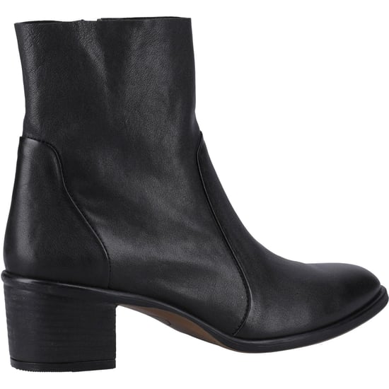 Hush Puppies Winona Damen Schwarze Lederstiefel - Image 2
