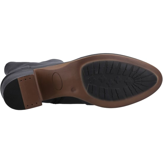 Hush Puppies Winona Damen Schwarze Lederstiefel - Image 3
