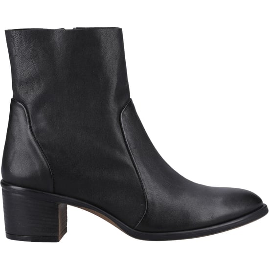 Hush Puppies Winona Damen Schwarze Lederstiefel - Image 4