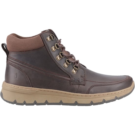 Hush Puppies Nixon Herren Leder Stiefeletten in Braun - Image 5