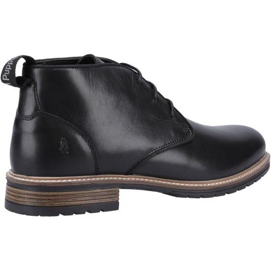 Hush Puppies Ricky Herren Schwarze Leder Knöchelstiefel - Image 2