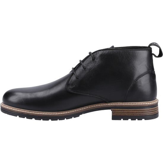 Hush Puppies Ricky Herren Schwarze Leder Knöchelstiefel - Image 4