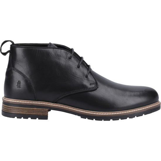 Hush Puppies Ricky Herren Schwarze Leder Knöchelstiefel - Image 5