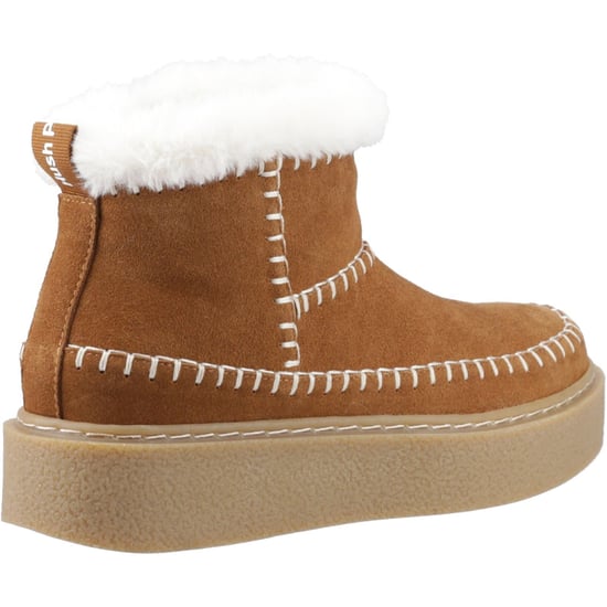 Hush Puppies Brielle Wildleder Damen Tan Winter Stiefeletten - Image 2