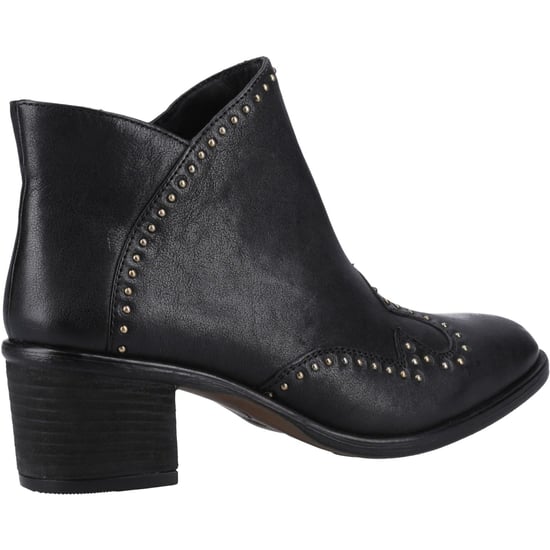 Hush Puppies Waverly Damen Schwarze Lederstiefel - Image 2