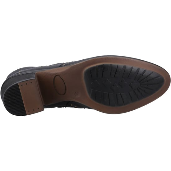 Hush Puppies Waverly Damen Schwarze Lederstiefel - Image 3