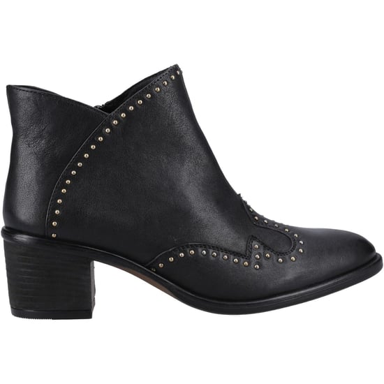 Hush Puppies Waverly Damen Schwarze Lederstiefel - Image 4