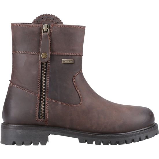 Cotswold Chedworth Leder Damen Braun Stiefel - Image 5