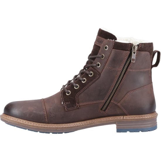Hush Puppies Jordan Leder Herren braune Stiefeletten - Image 4