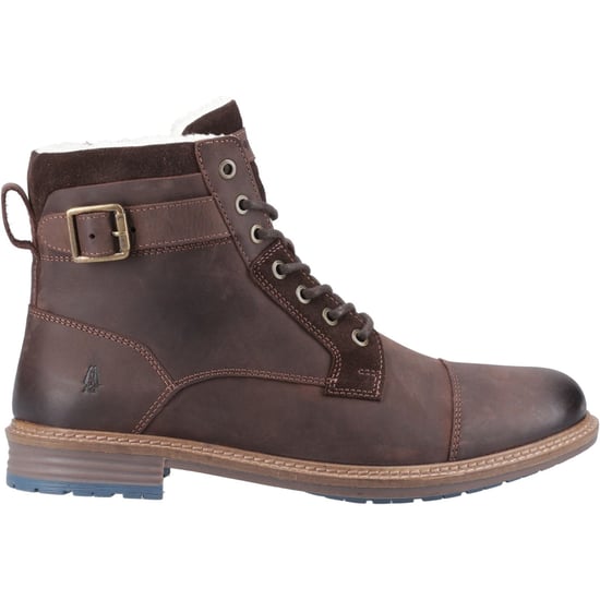 Hush Puppies Jordan Leder Herren braune Stiefeletten - Image 5