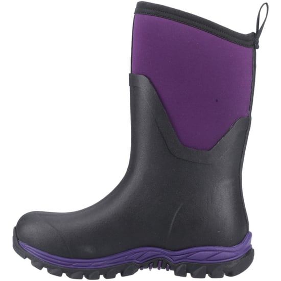 Muck Boots Arctic Sport II Mid Gummistiefel Damen Schwarz/Acai Winter Stiefel in mittlerer Schafthöhe - Image 4