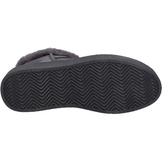 Hush Puppies Becca Damen Wildleder Winter Stiefeletten in Kohlefarben - Image 3