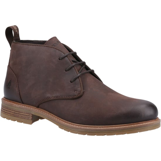 Hush Puppies Ricky Herren Leder Stiefeletten in Braun - Image 1