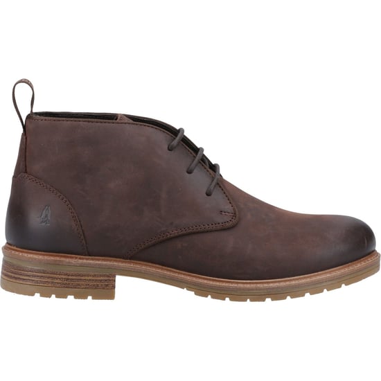 Hush Puppies Ricky Herren Leder Stiefeletten in Braun - Image 5