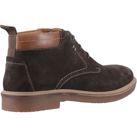 Hush Puppies Gideon Wildleder Herren Schokoladen Stiefeletten - Image 2
