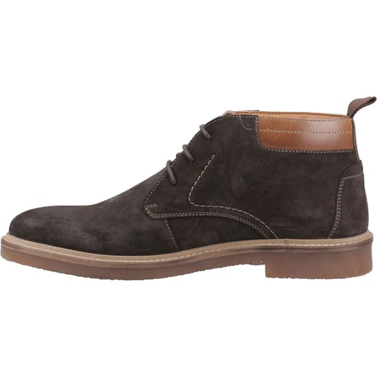 Hush Puppies Gideon Wildleder Herren Schokoladen Stiefeletten - Image 4