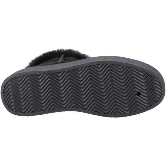 Hush Puppies Becca Mid Wildleder Damenstiefel Schwarz - Image 3