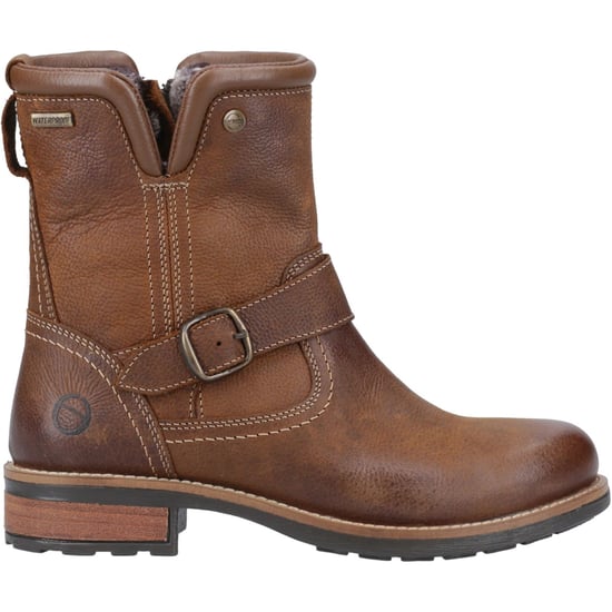 Cotswold Kinsham Leder Damen Tan Winter Stiefel bis zur Wade - Image 5