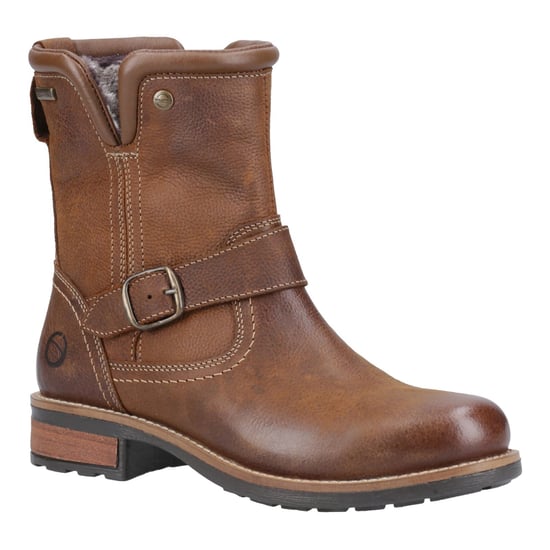 Cotswold Kinsham Leder Damen Tan Winter Stiefel bis zur Wade - Image 6