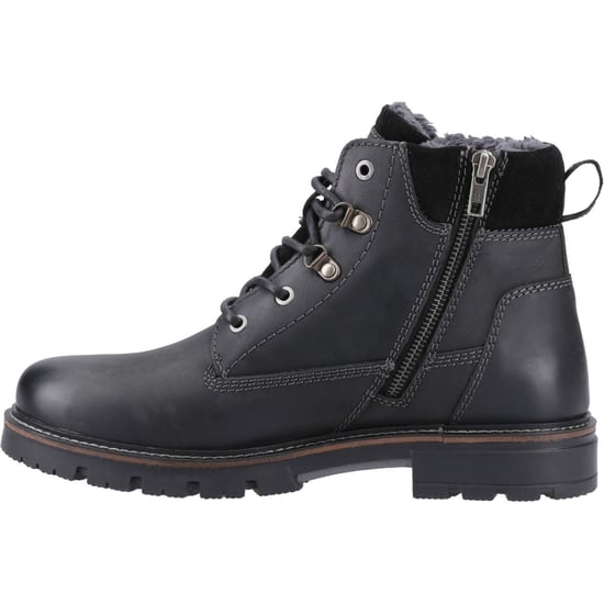 Hush Puppies Pier Herren-Knöchelstiefel aus Leder - Schwarz - Image 4