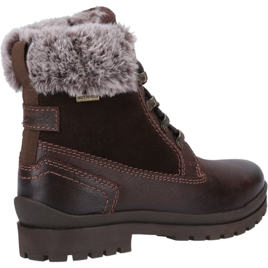 Cotswold Evenlode Leder Damen Braune Winter Stiefeletten - Image 2