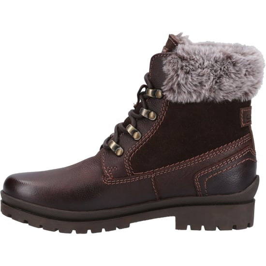 Cotswold Evenlode Leder Damen Braune Winter Stiefeletten - Image 4